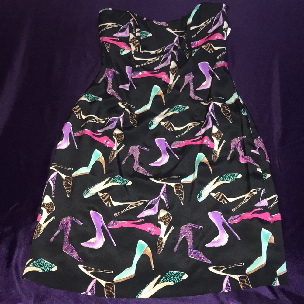 Nicole Miller strapless dress